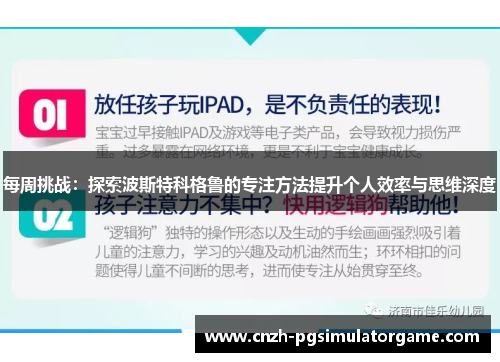 每周挑战：探索波斯特科格鲁的专注方法提升个人效率与思维深度
